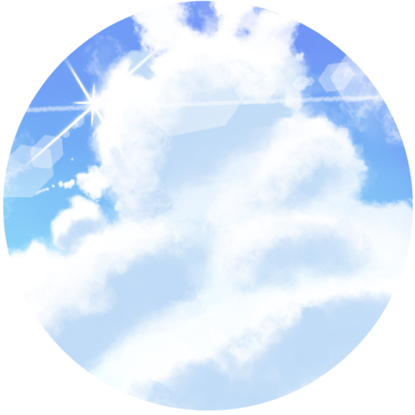 【LINE丸型アイコン無料素材100選】おしゃな月・空・花など
