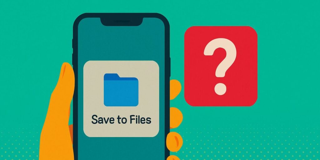 iPhone「ファイルに保存」が出てこない！どこにある？対処法をスクショ解説